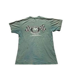 Gamache Cyclery Shirt Adult Medium‎ Faded Green Biking Cyclist Racing USA Mens